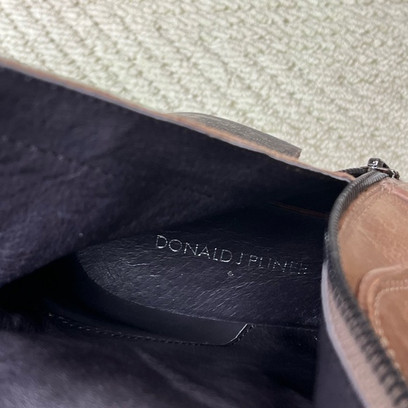 Donald Pliner “Envy” Tan  Knee-High Leather Boots size 8.5 - Picture 5 of 11